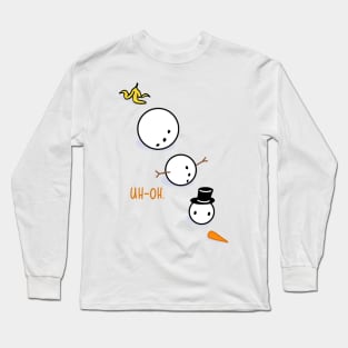 snowman Long Sleeve T-Shirt